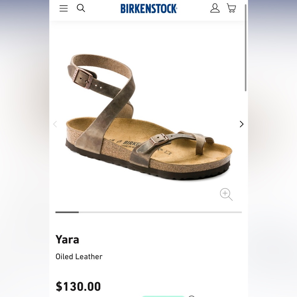 Women’s Yara Birkenstock Sandals Size 28